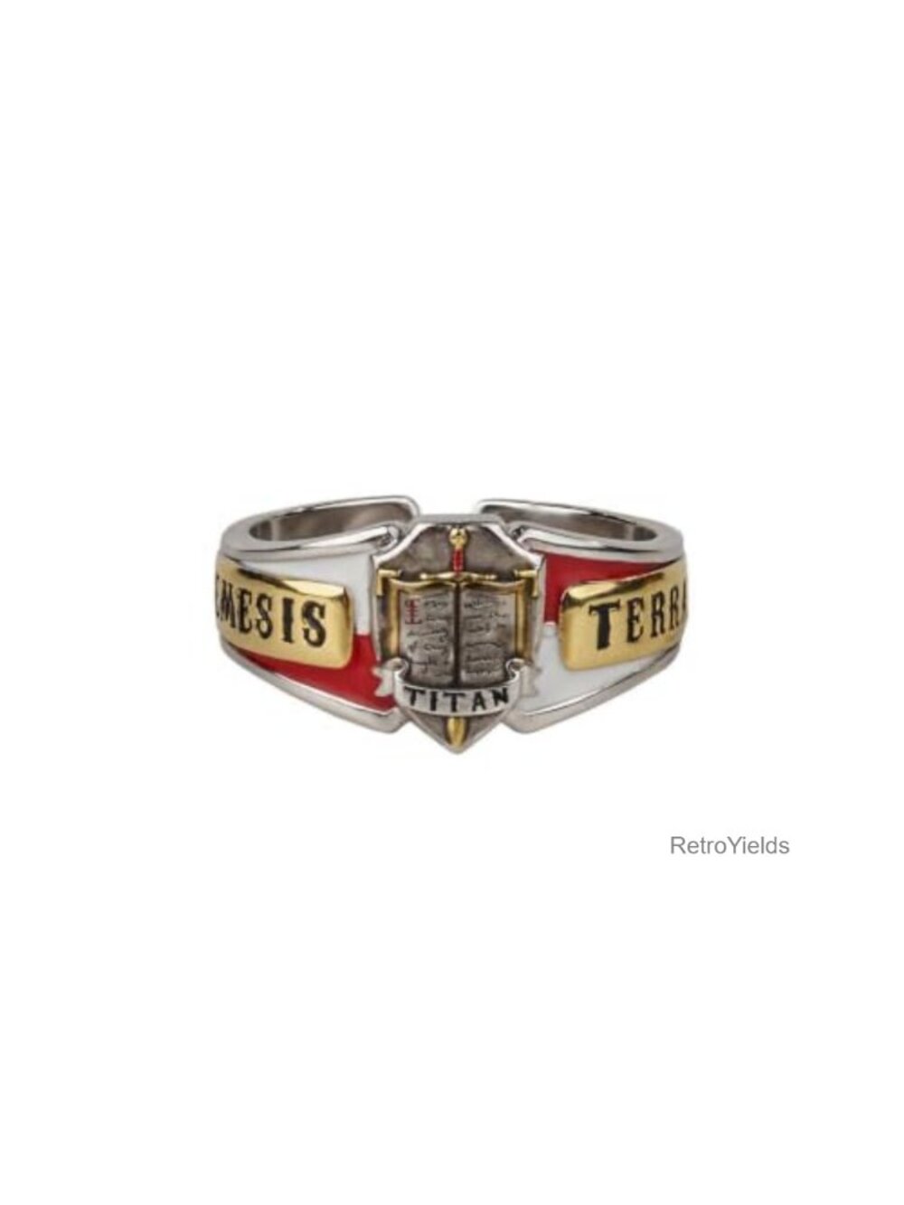 Gold Plated Open Ring Grey Knights Warhammer 40K Adjustable Gift